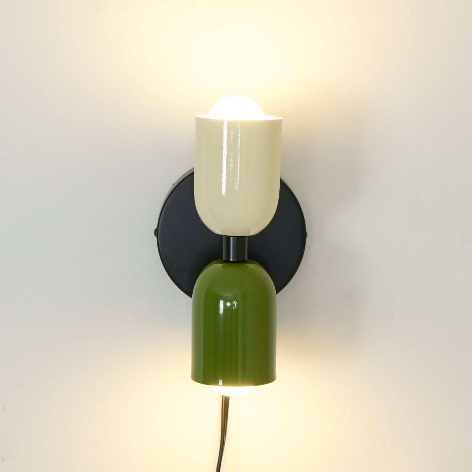 Modern Wall Sconce LED Metal 9.8 in Indoor Light Black Vertical Horizontal Mounting Decorative Lamp | Thomler