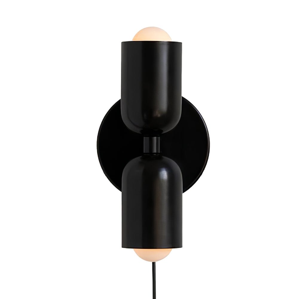 Modern Wall Sconce LED Metal 9.8 in Indoor Light Black Vertical Horizontal Mounting Decorative Lamp | Thomler