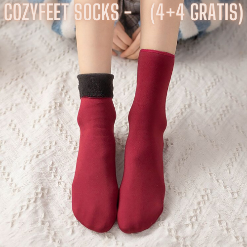 Thermal Knit Winter Socks – Ultra-Soft Fleece-Lined Crew Socks for Cold Weather, Outdoor Activities & Indoor Lounging, Stretch-Fit | Thomler