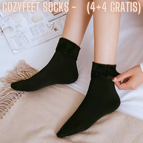 Thermal Knit Winter Socks – Ultra-Soft Fleece-Lined Crew Socks for Cold Weather, Outdoor Activities & Indoor Lounging, Stretch-Fit | Thomler
