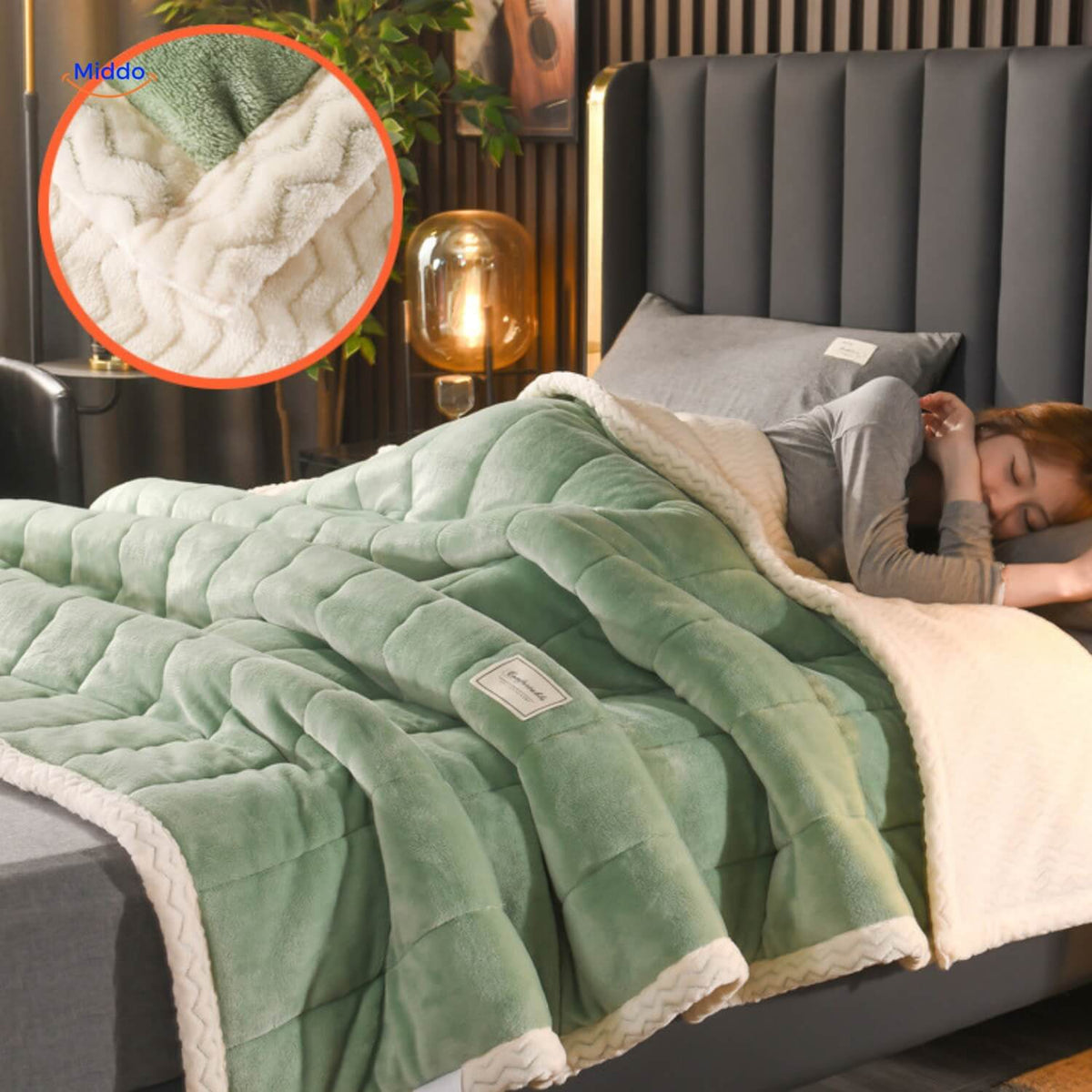 Reversible Plush Fleece Throw Blanket – Ultra-Soft Double-Sided Winter Blanket for Bed & Couch | Thomler
