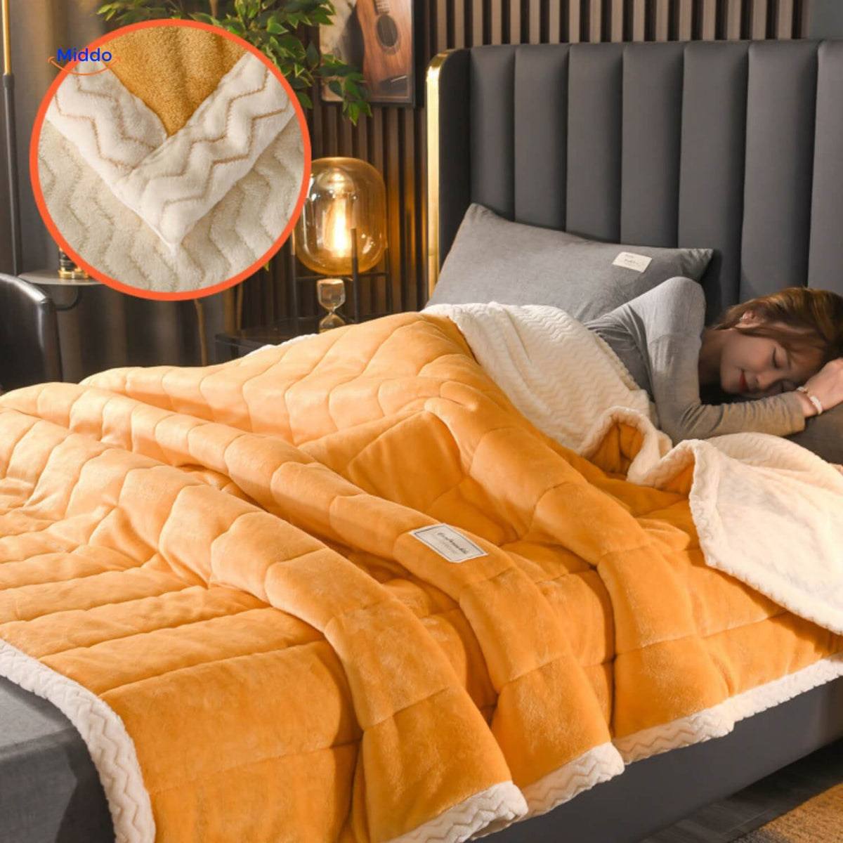 Reversible Plush Fleece Throw Blanket – Ultra-Soft Double-Sided Winter Blanket for Bed & Couch | Thomler