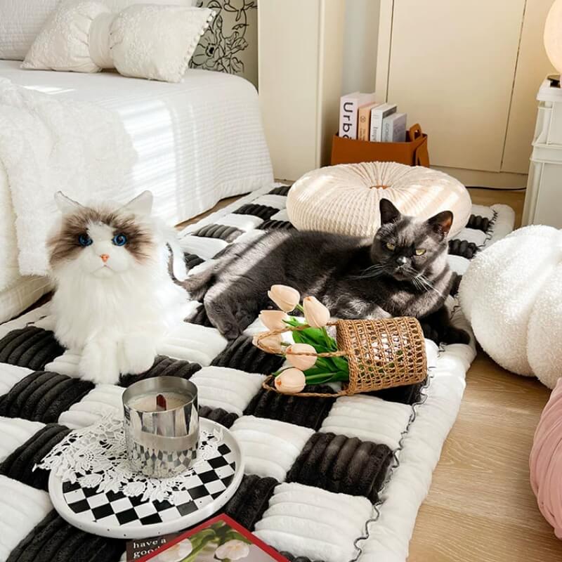 Quilted Cotton Furniture Protector Cover Anti-Slip Couch Cushion Pad for Sofa Chair Loveseat Pet-Friendly Washable Mat for Living Room | Thomler