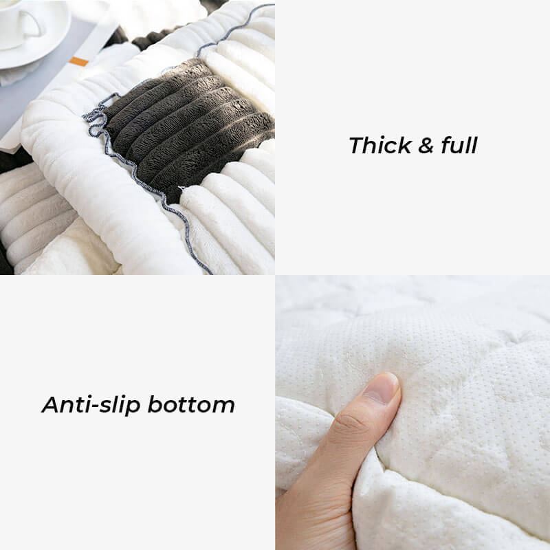 Chenille Pet Blanket with Non-Slip Backing – Plush Furniture Protector for Dogs & Cats – Machine Washable Couch Cover | Thomler