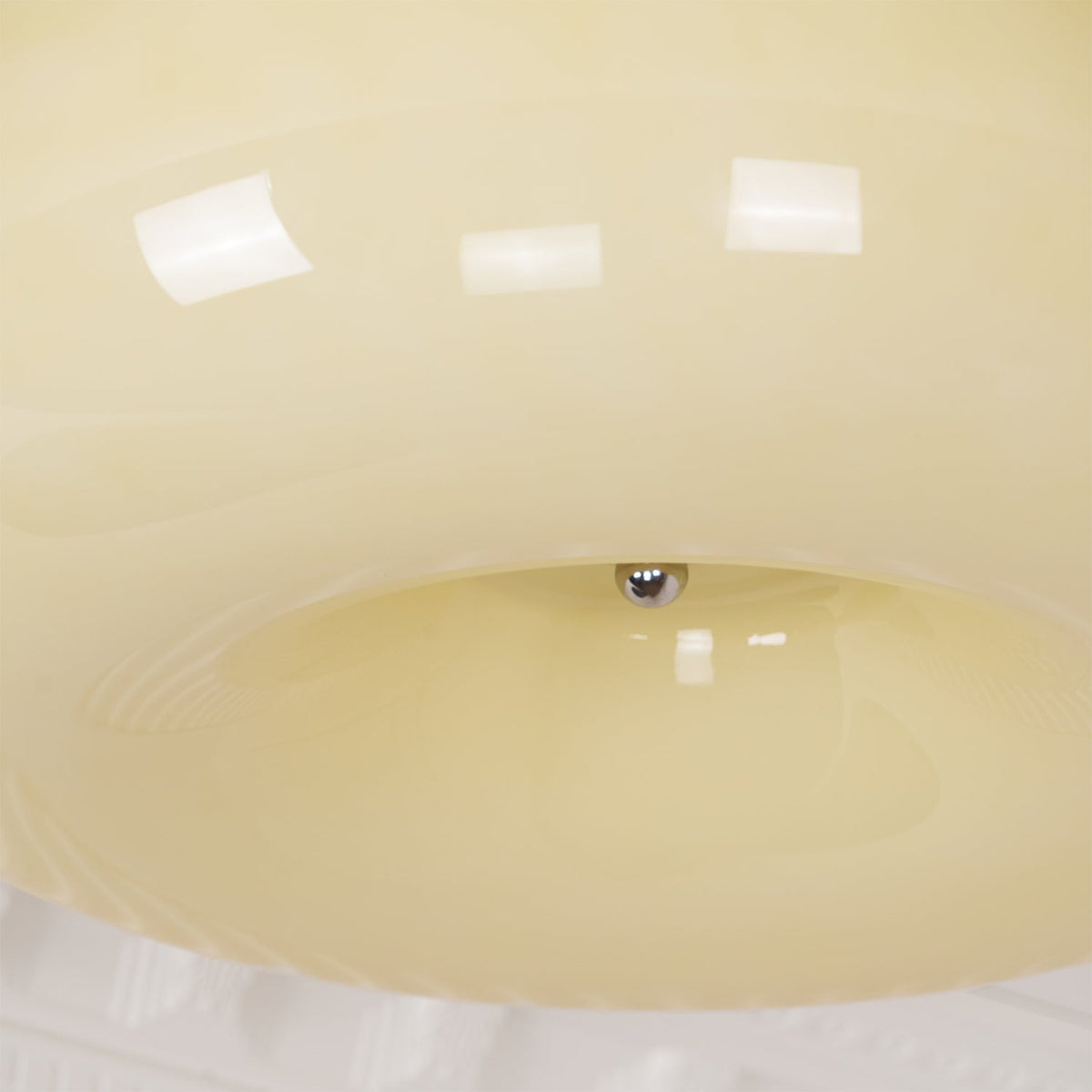 Modern Round Flush Mount LED Overhead Light Fixture Glass Dome for Kitchen Bedroom Living Room Dining Room Hallway Entryway Bathroom | Thomler
