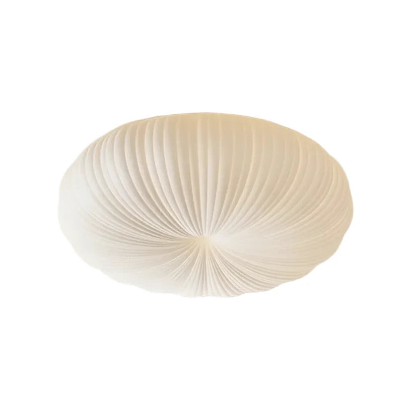Radial Pleated Flush Mount LED Ceiling Light – Modern Sculptural Fixture for Bedroom & Entryway | Thomler