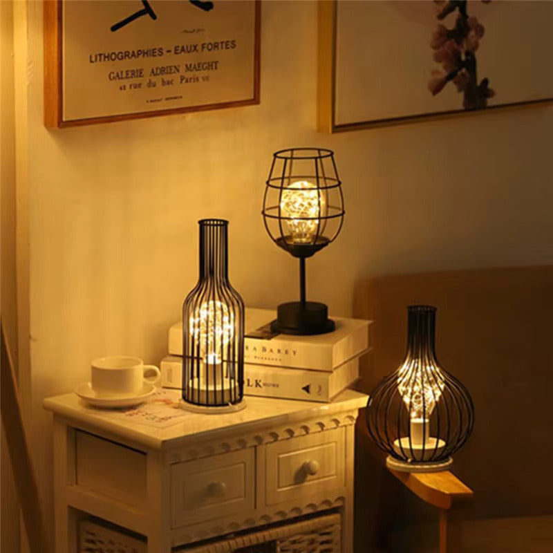 Cordless Wine-Inspired Table Lamp Set – 3 Decorative Bottle & Glass LED Lights for Dining Room, Living Room & Home Ambiance | Thomler