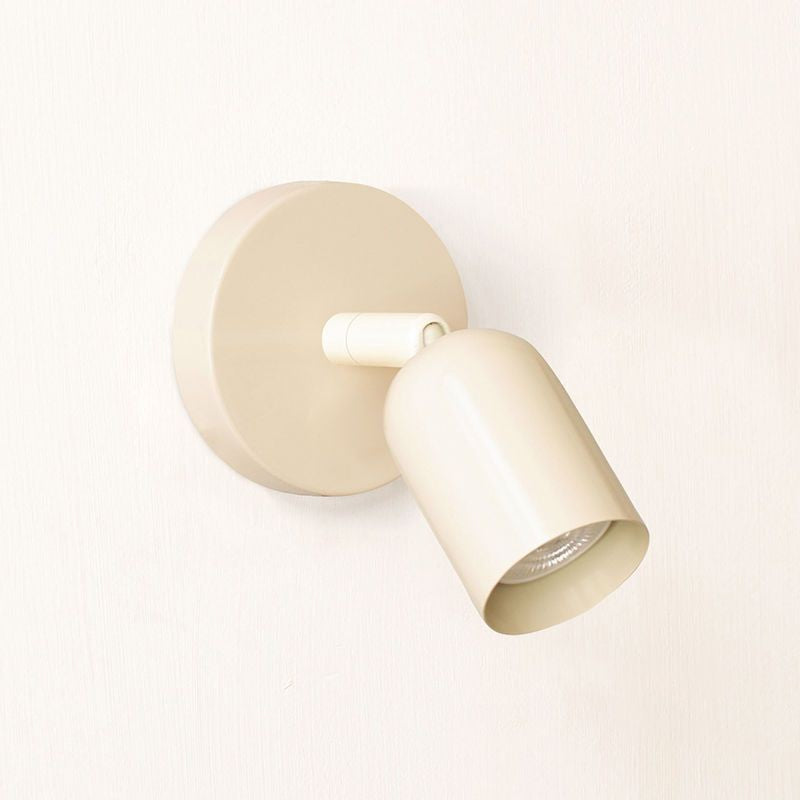 Wall Lamp Iron 12.0 cm Matte Pink Bedroom Hallway LED Reading Accent Light Modern Indoor Sconce | Thomler
