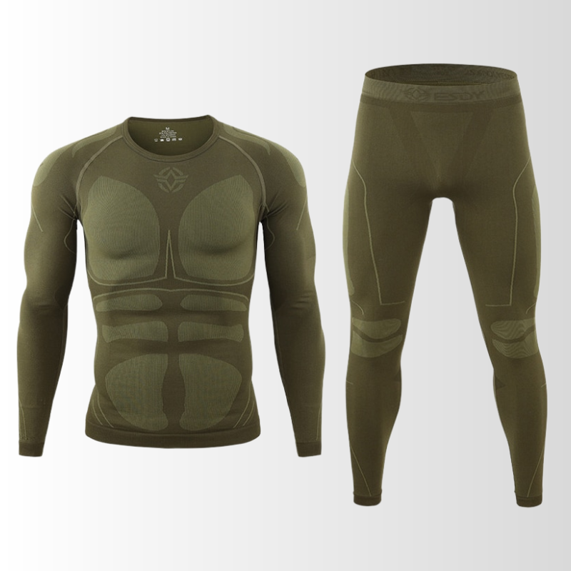 Men's Base Layer Thermal Set – Seamless Insulated Long Underwear for Cold Weather & Winter Sports | Thomler