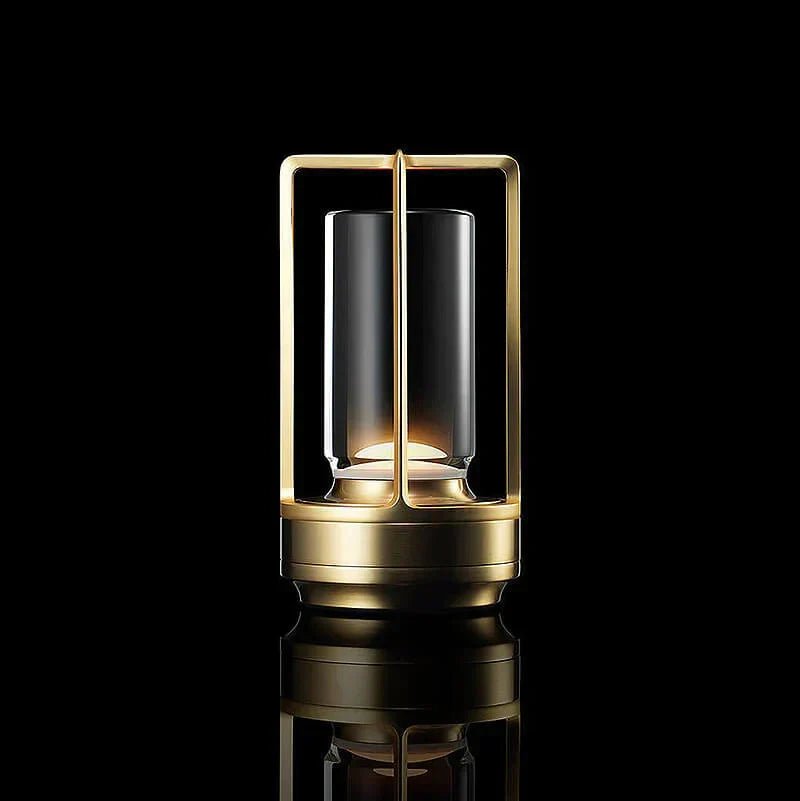 Rechargeable Crystal Table Lamp with Touch Dimmer & 3 Light Modes for Bedroom Office Dining Room | Portable LED Accent Light | Thomler