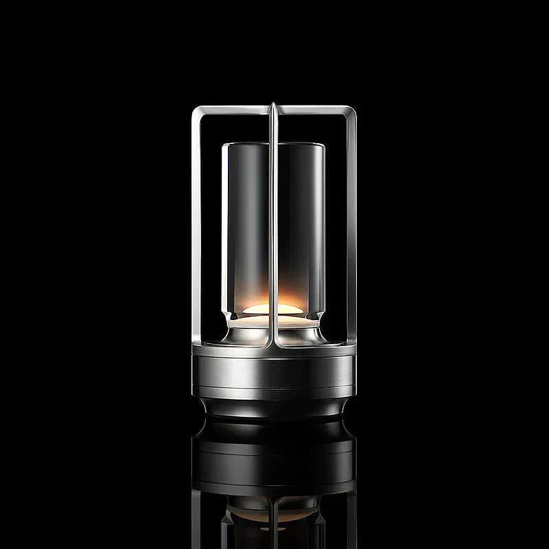 Rechargeable Crystal Table Lamp with Touch Dimmer & 3 Light Modes for Bedroom Office Dining Room | Portable LED Accent Light | Thomler