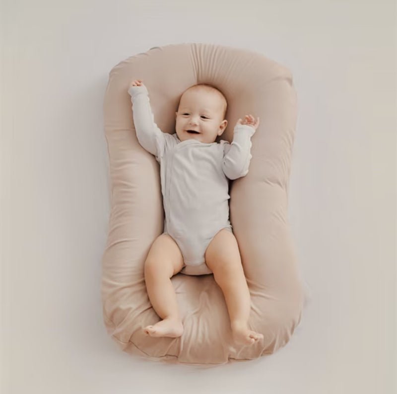 Ergonomic Baby Head Support Pillow – Breathable Cotton for Safe Sleep & Play | Thomler