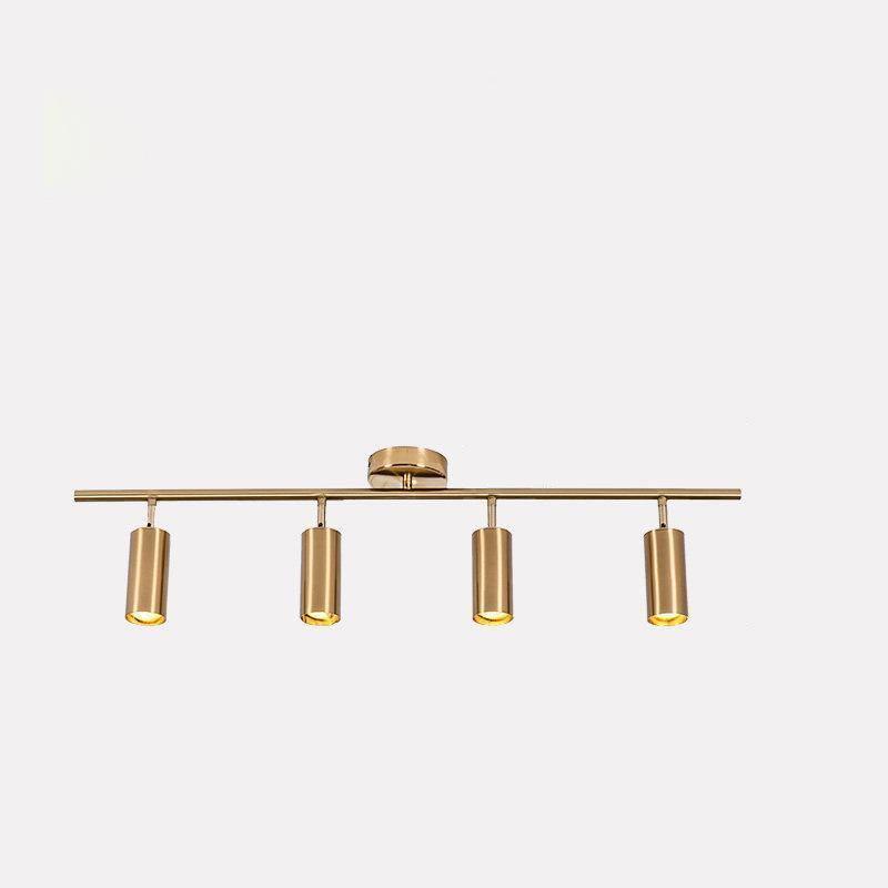 Brass Rotatable Spotlight Wall Light 3.1 in 350° Adjustable Indoor Accent Lighting Multi Head Ceiling Mount | Thomler