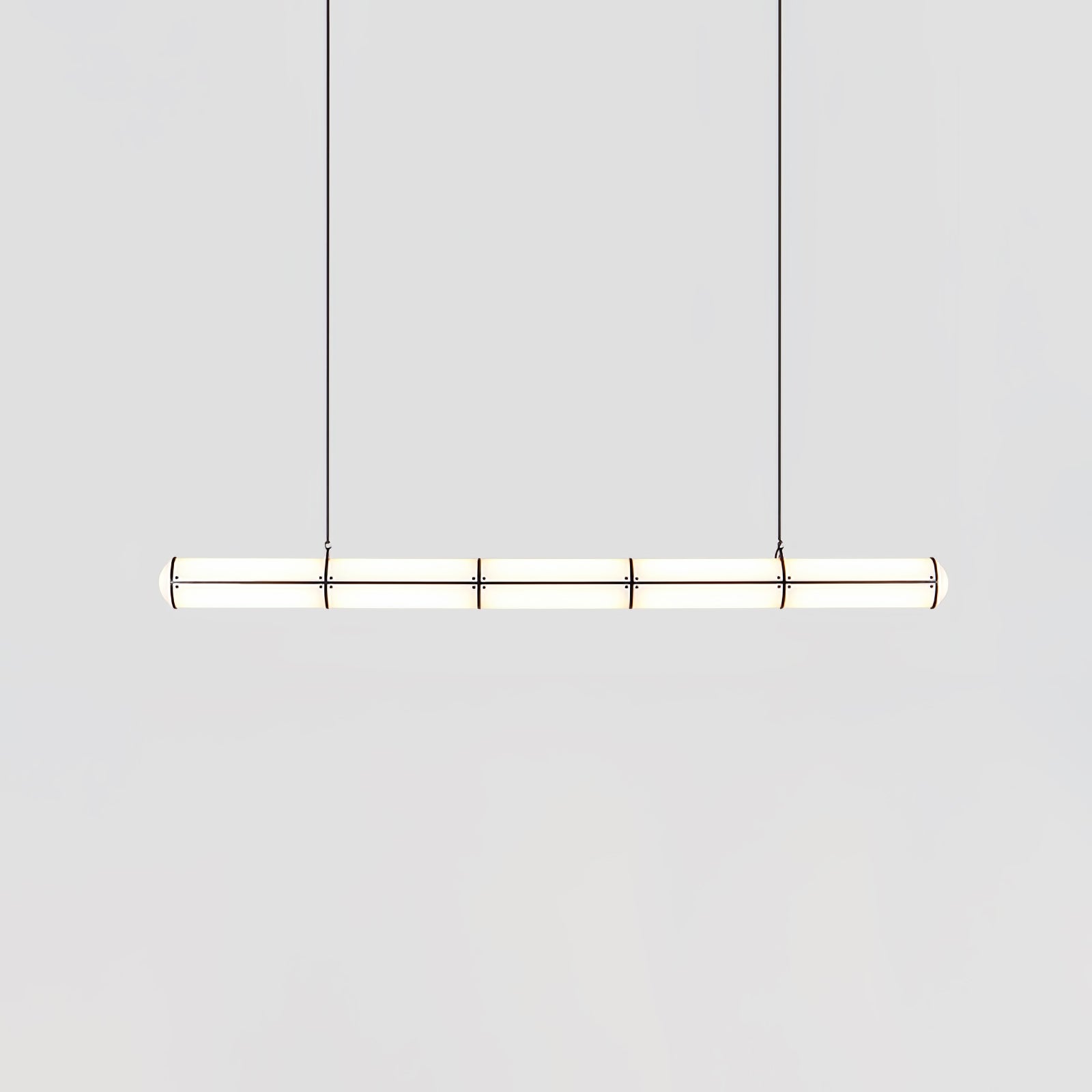 Metal LED Ceiling Light 59 in (150 cm) Adjustable Warm Neutral Cool Indoor Living Room Kitchen Dining Fixture | Thomler