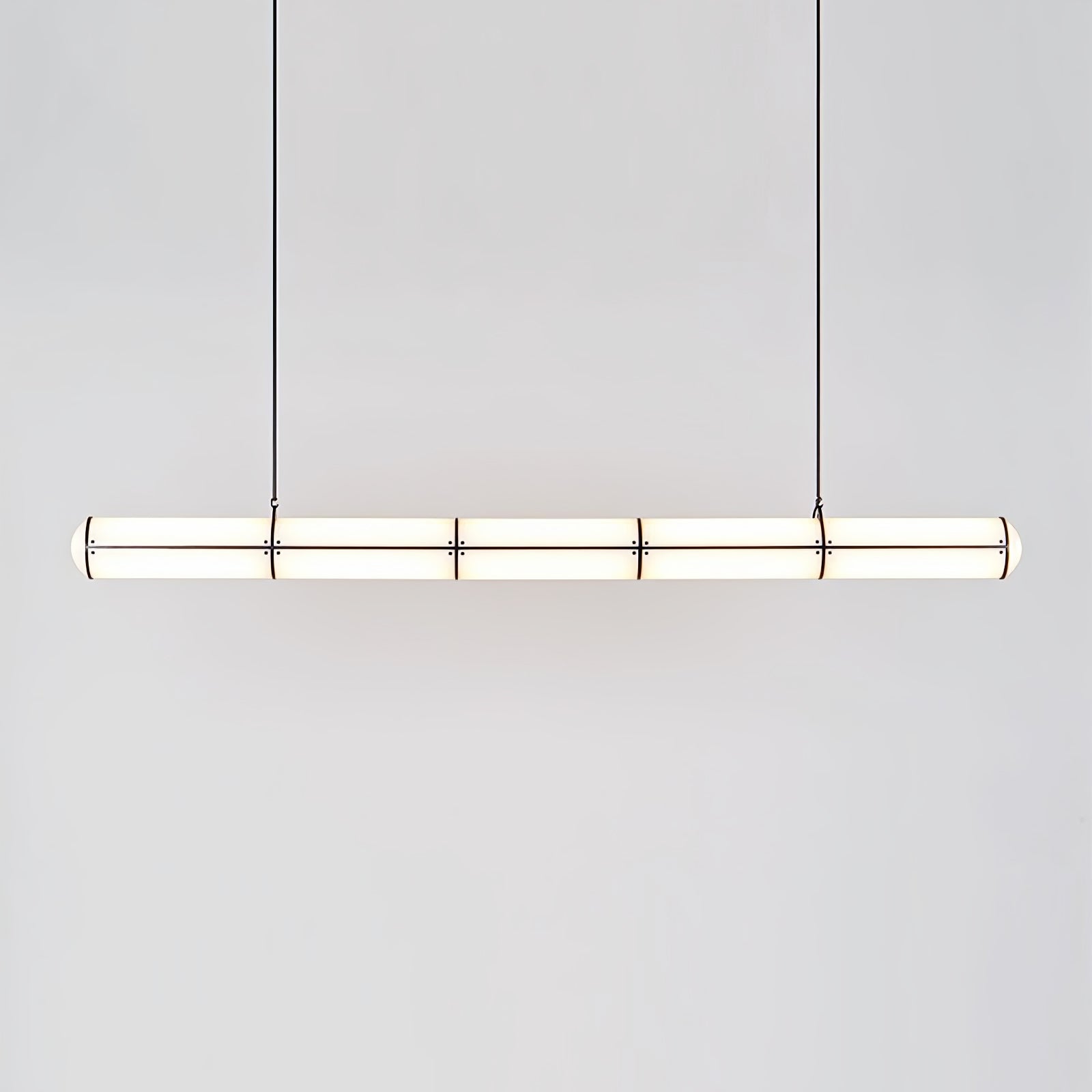 Metal LED Ceiling Light 59 in (150 cm) Adjustable Warm Neutral Cool Indoor Living Room Kitchen Dining Fixture | Thomler