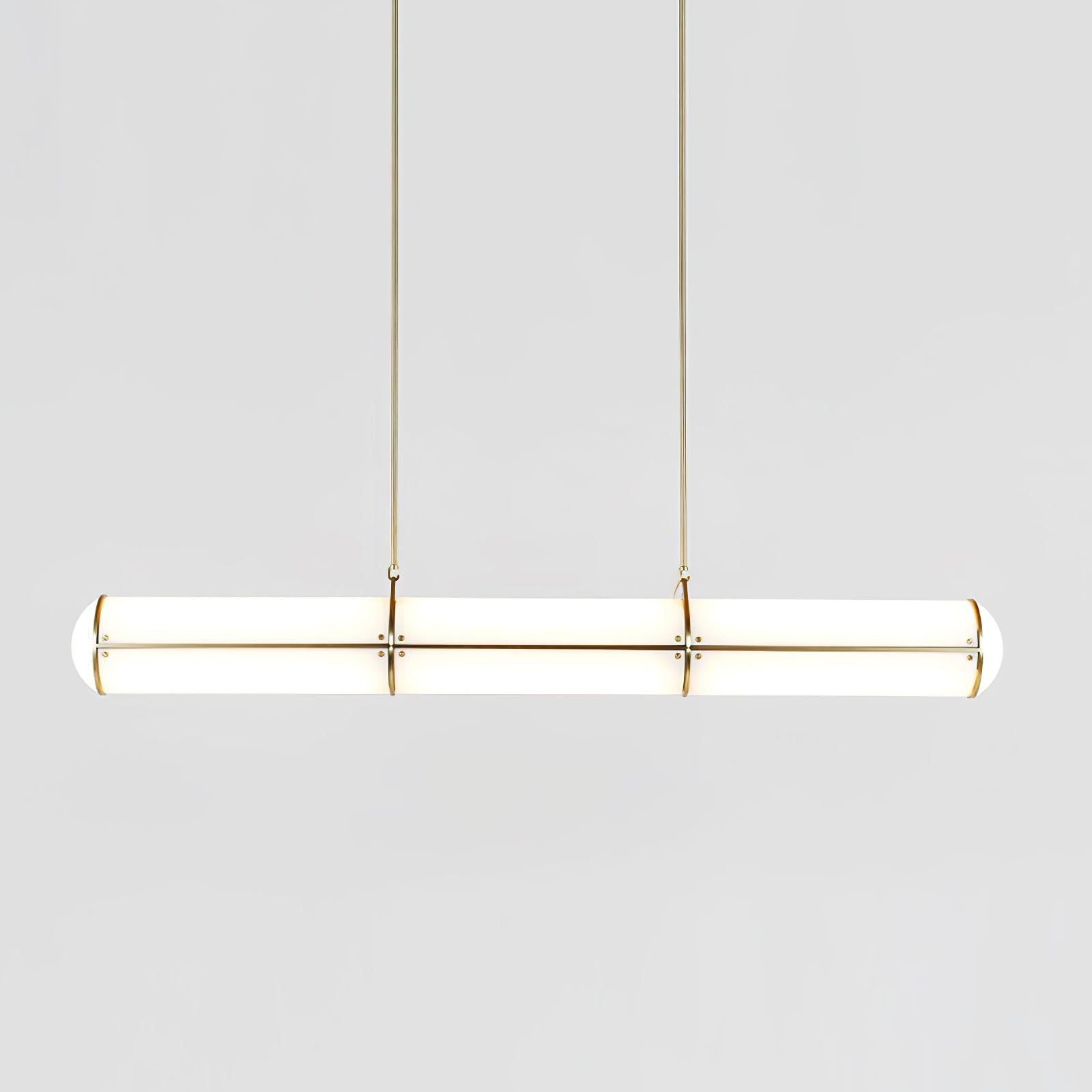 Metal LED Ceiling Light 59 in (150 cm) Adjustable Warm Neutral Cool Indoor Living Room Kitchen Dining Fixture | Thomler