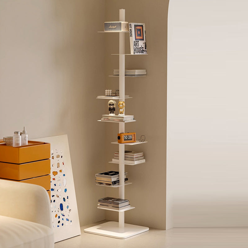 Bookshelf Carbon Steel 68.5 in Tall Multicolor Home Office Storage Organizer 9-Tier Shelving Unit | Thomler
