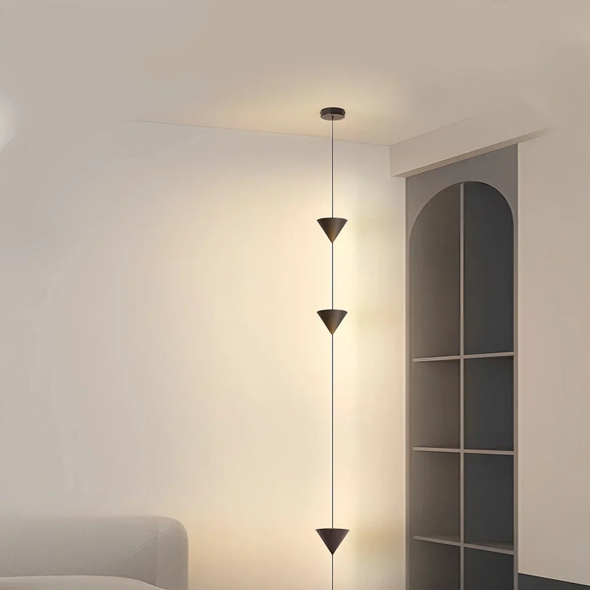 Floor To Ceiling Lamp Iron Acrylic Adjustable 350.0 cm Warm LED Living Room Bedroom Home Office Accent Lighting | Thomler