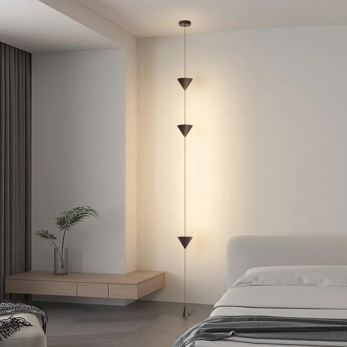 Floor To Ceiling Lamp Iron Acrylic Adjustable 350.0 cm Warm LED Living Room Bedroom Home Office Accent Lighting | Thomler