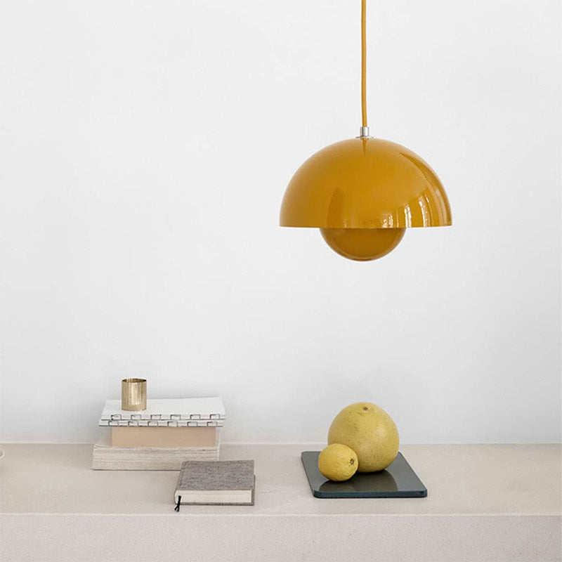 Pendant Light Metal Flowerpot Shade 23.0 cm Multi Colour Dining Room Kitchen Island Hanging Ceiling Lamp Adjustable Cable E26 | Thomler