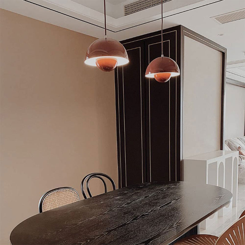 Pendant Light Metal Flowerpot Shade 23.0 cm Multi Colour Dining Room Kitchen Island Hanging Ceiling Lamp Adjustable Cable E26 | Thomler