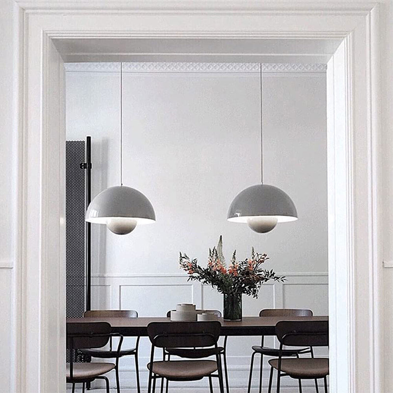 Pendant Light Metal Flowerpot Shade 23.0 cm Multi Colour Dining Room Kitchen Island Hanging Ceiling Lamp Adjustable Cable E26 | Thomler