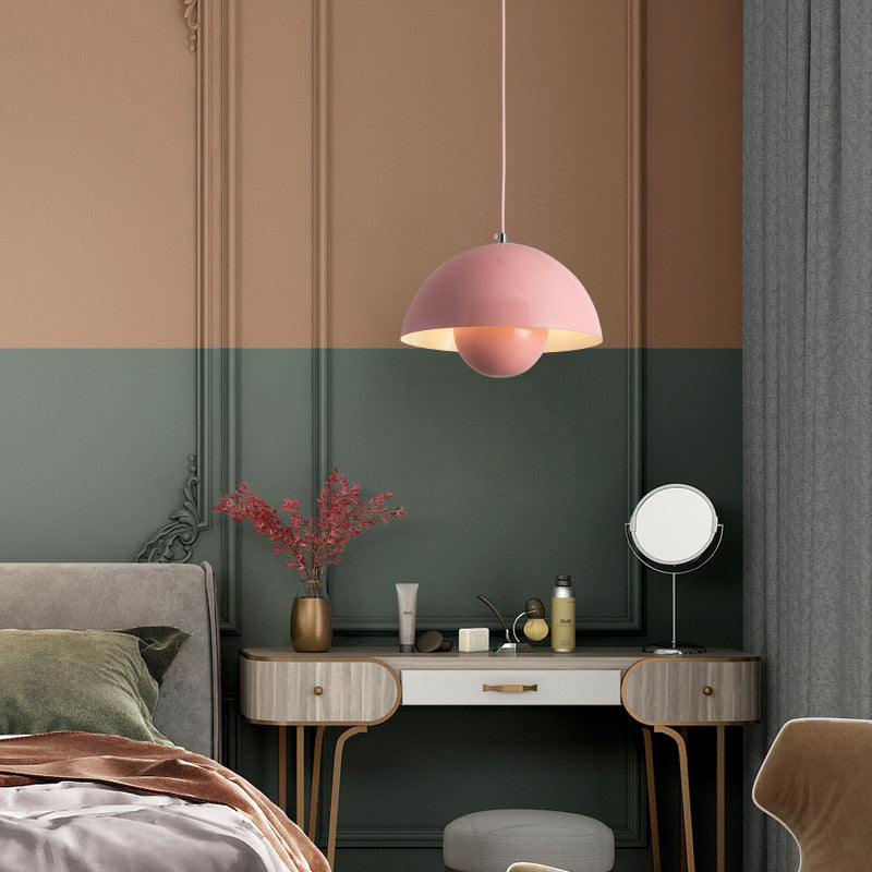 Pendant Light Metal Flowerpot Shade 23.0 cm Multi Colour Dining Room Kitchen Island Hanging Ceiling Lamp Adjustable Cable E26 | Thomler