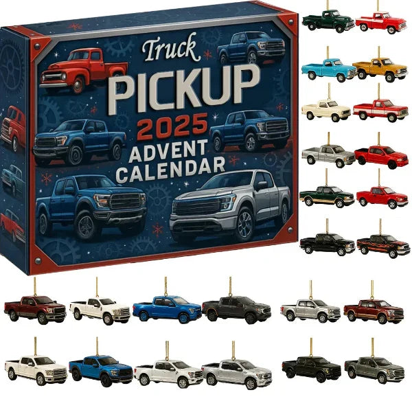 F-Series Pickup Truck Advent Calendar – 24 Miniature Collectible Vehicles, 70 Years of American Heritage | Thomler