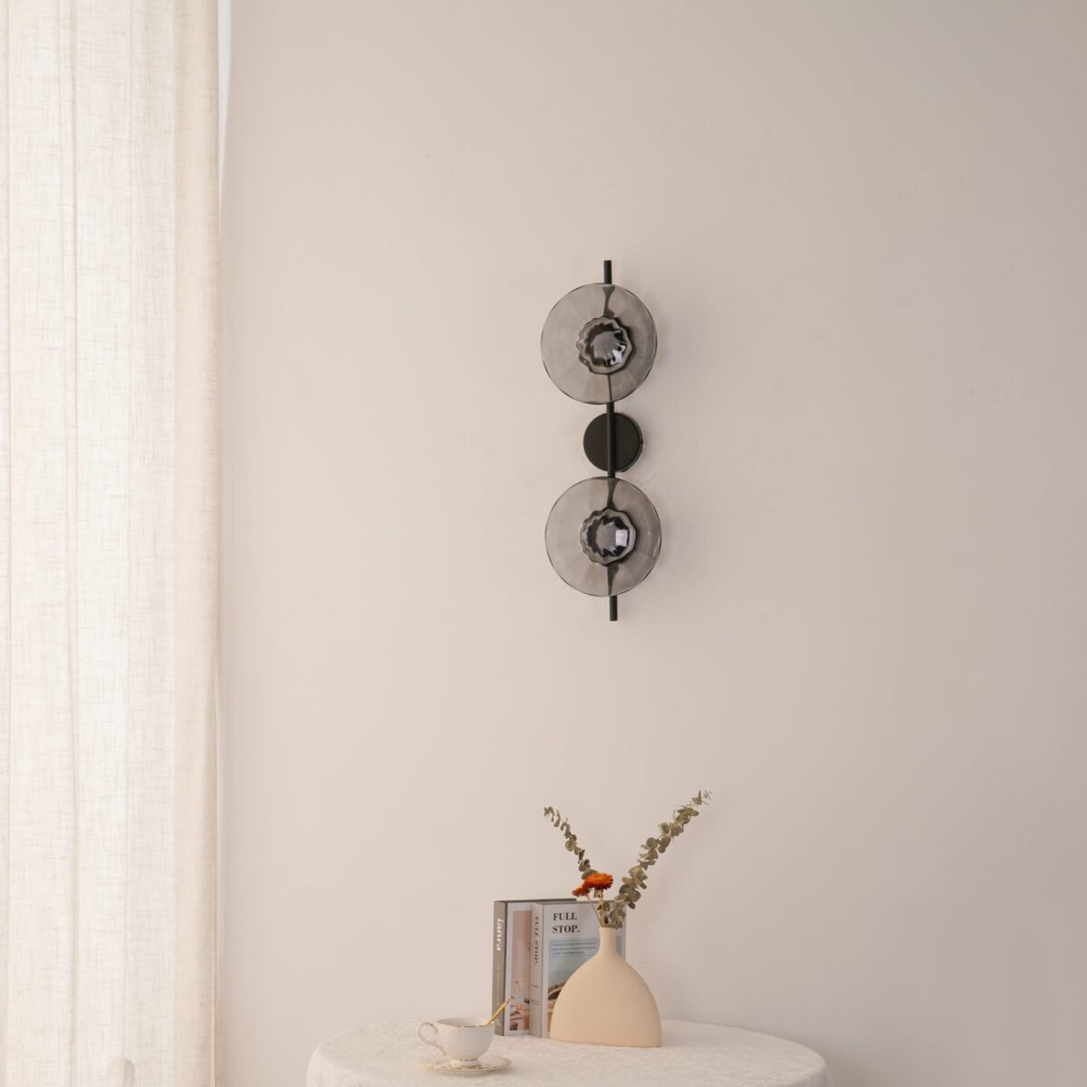 Wall Lamp Glass 7.9 in LED Black Or Gold Bedroom Hallway Decorative Modern Sconce Lighting Fixture | Thomler