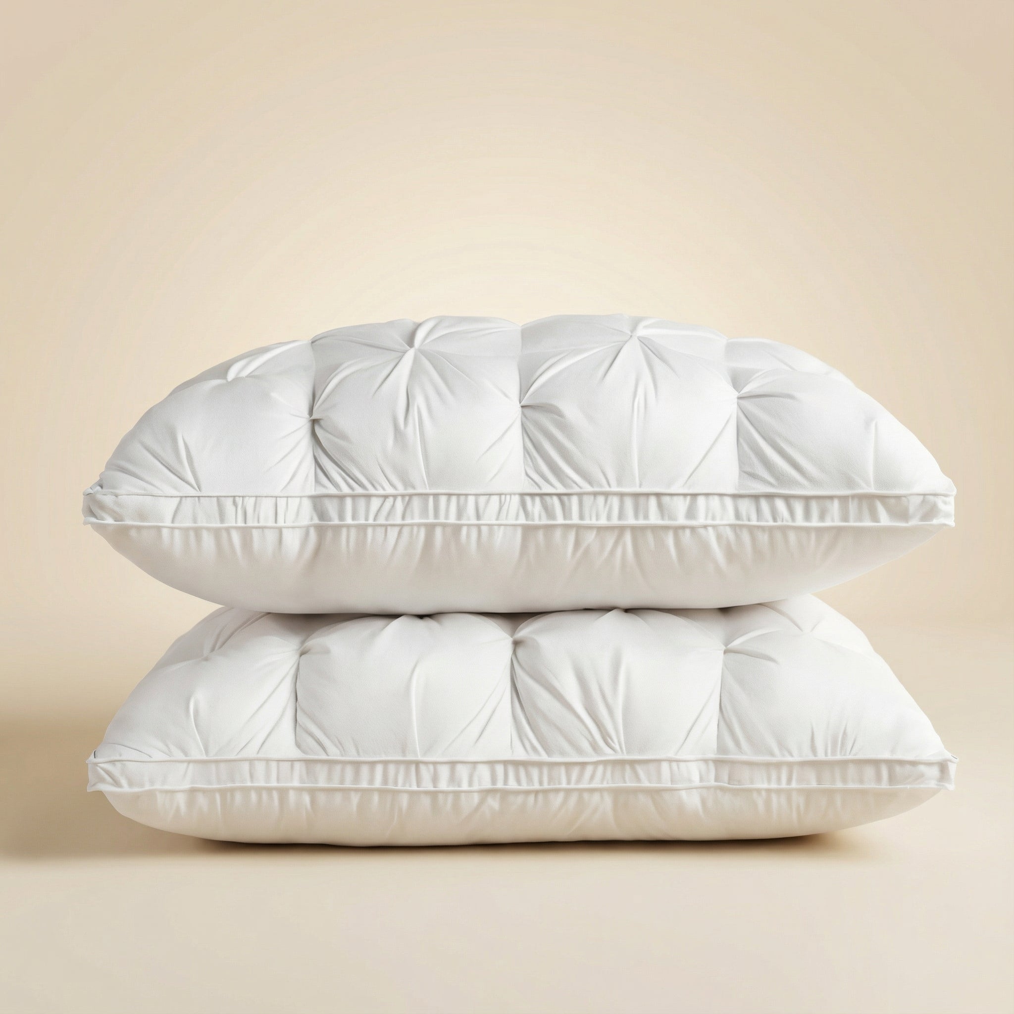 Down Pillow Soft Support Breathable Cotton Cover for Back & Stomach Sleepers Goose Down Fill Machine Washable Hotel Comfort | Thomler