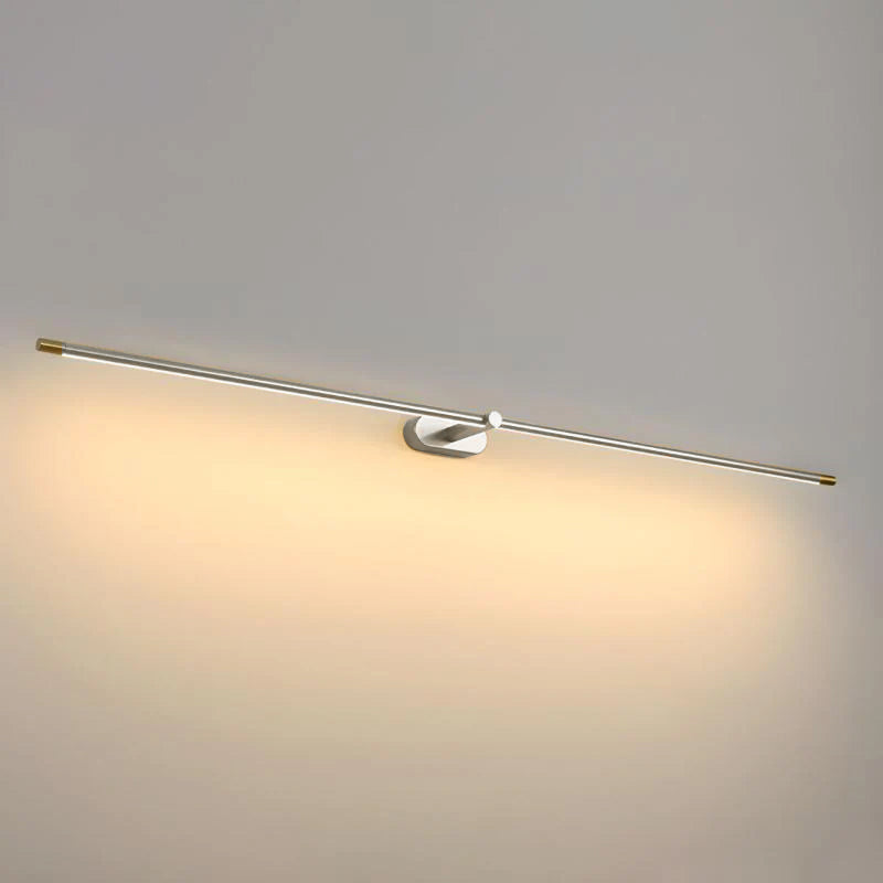 Wall Lamp Metal 27 in 12W Cordless Rechargeable Gold Accent Lighting | Thomler