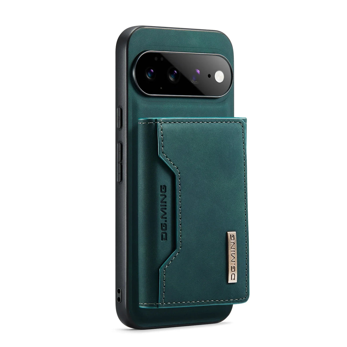 Magnetic Leather Wallet Case for Google Pixel – Detachable Card Holder with Raised Screen Protection & Microfiber Interior | Thomler