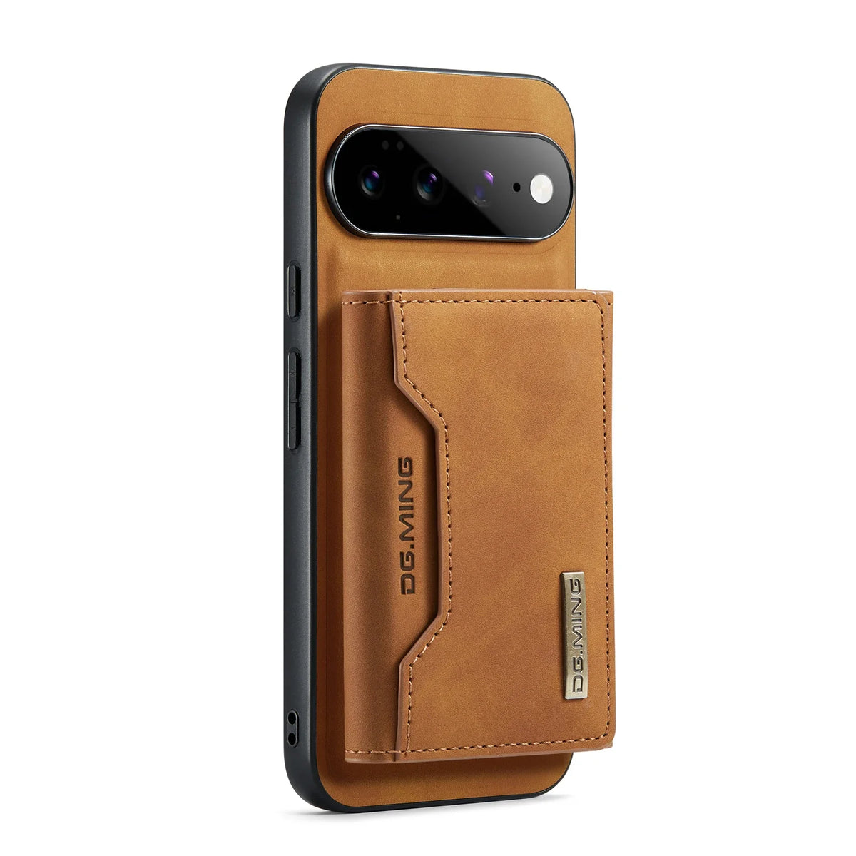 Magnetic Leather Wallet Case for Google Pixel – Detachable Card Holder with Raised Screen Protection & Microfiber Interior | Thomler