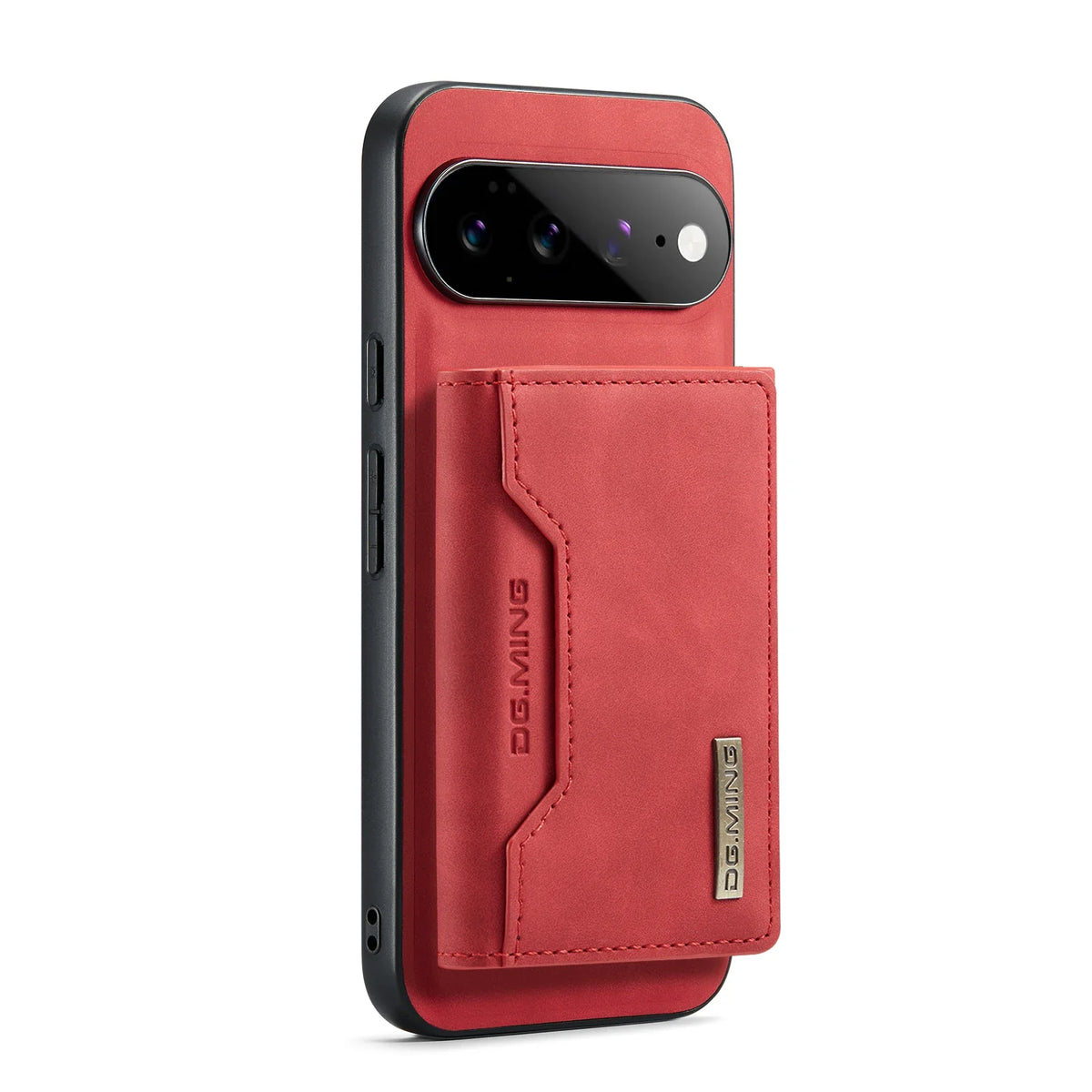 Magnetic Leather Wallet Case for Google Pixel – Detachable Card Holder with Raised Screen Protection & Microfiber Interior | Thomler