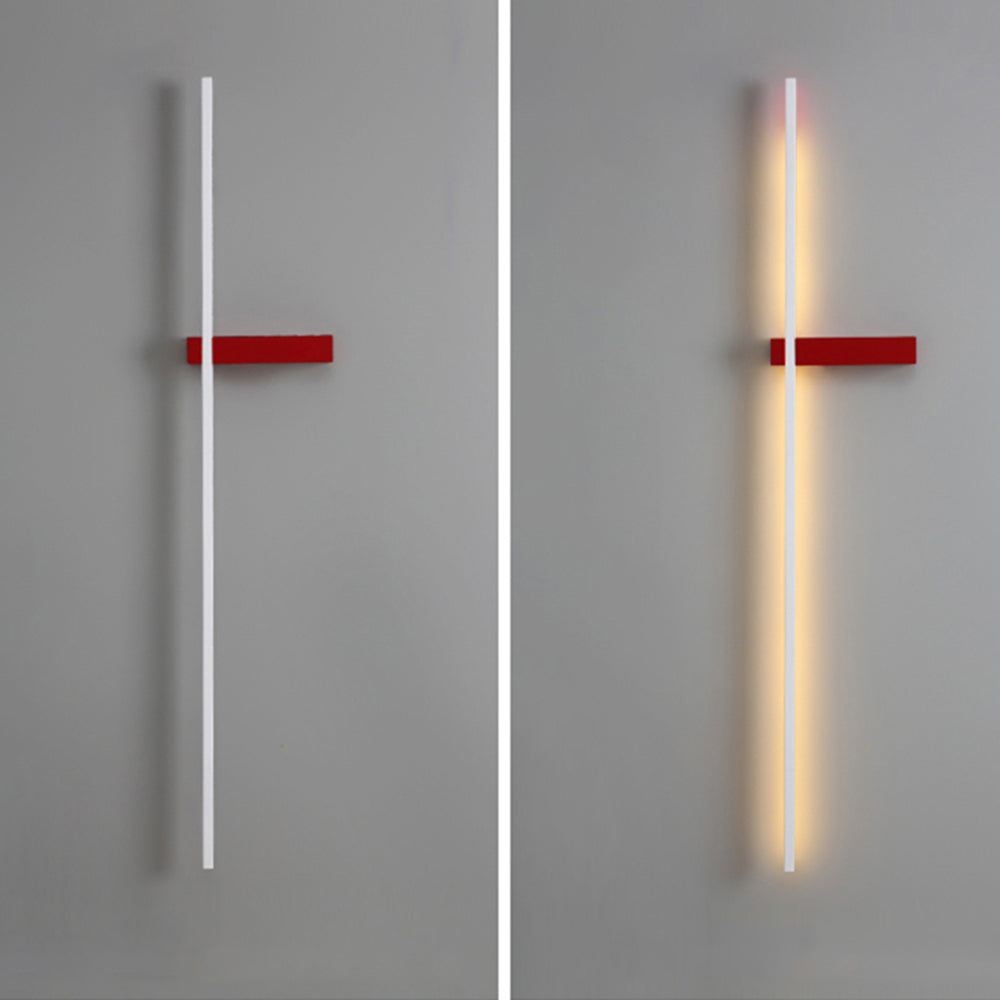 Dual-Tone Linear LED Wall Sconce – Modern Metal & Acrylic Light for Dining Rooms, Living Rooms & Home Offices | Thomler