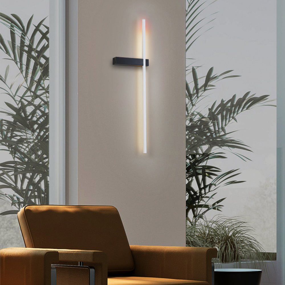 Dual-Tone Linear LED Wall Sconce – Modern Metal & Acrylic Light for Dining Rooms, Living Rooms & Home Offices | Thomler