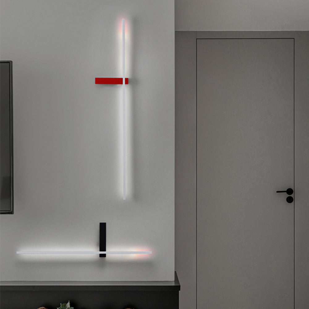Dual-Tone Linear LED Wall Sconce – Modern Metal & Acrylic Light for Dining Rooms, Living Rooms & Home Offices | Thomler