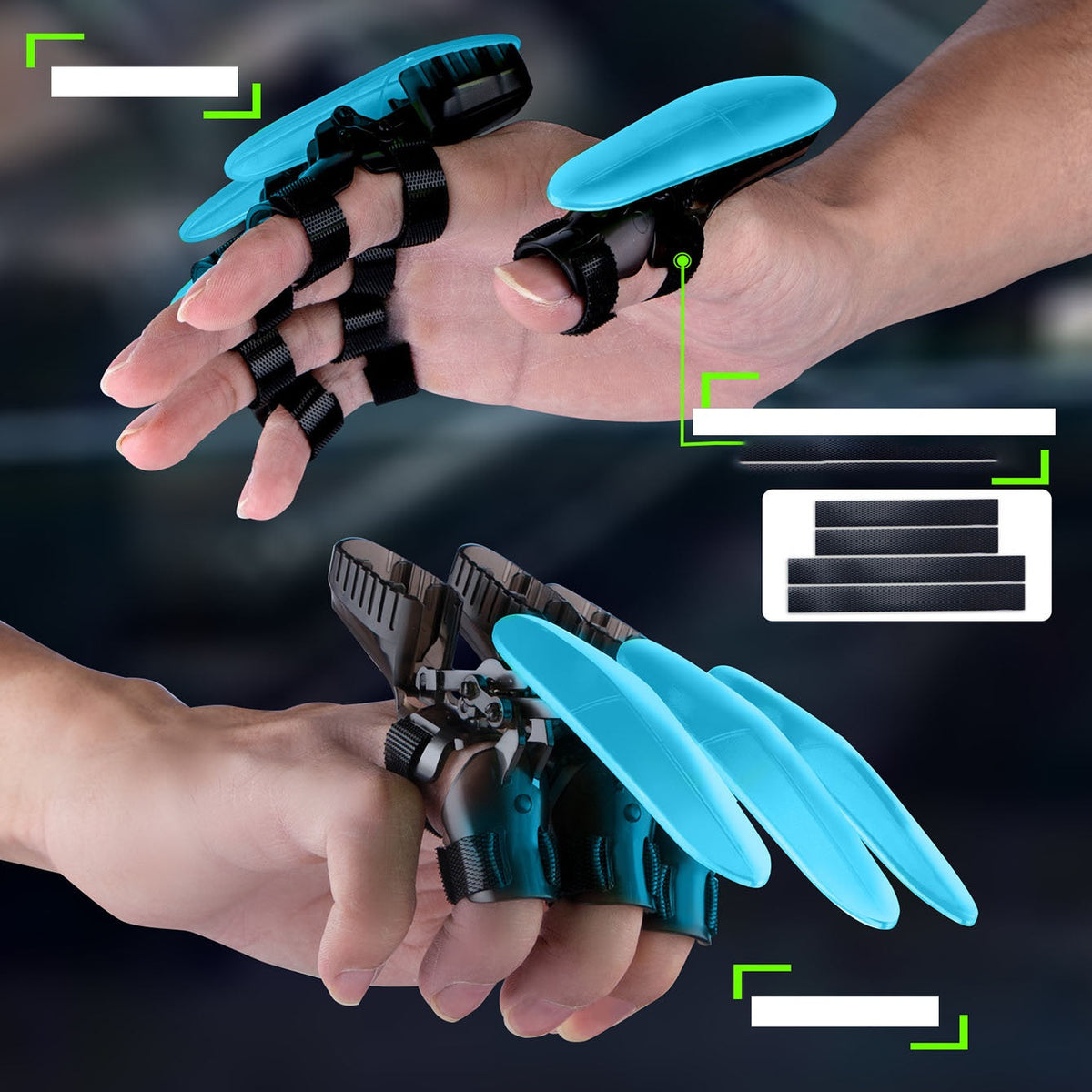 Build-Your-Own Extending Finger Claws – Snap-Action Hand Prop for Dress-Up, Role-Play & Movie-Style Costume Accessories | Thomler