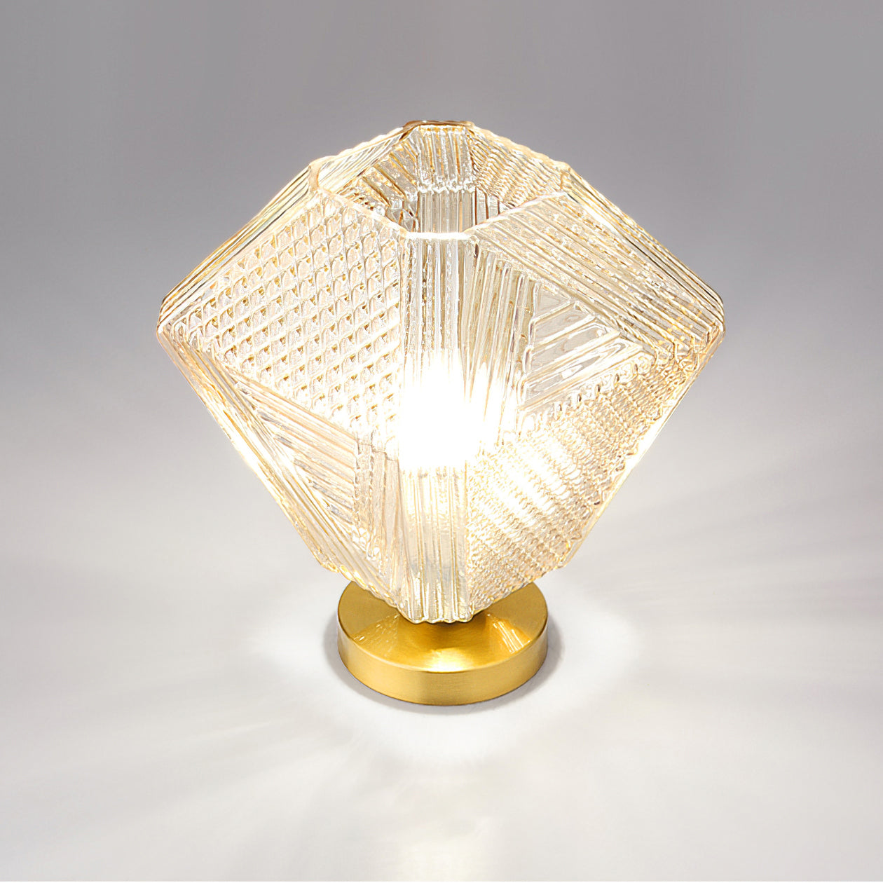 Ceiling Light Brass Diamond Cut 5.9 in Indoor Dining Room Living Room Bedroom Fixture Decorative Pendant | Thomler