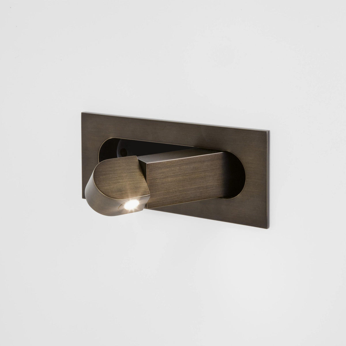 Adjustable LED Bedside Reading Light Wall Mount with Push Button Control – Space-Saving Swing Arm Design in Multiple Finishes | Thomler