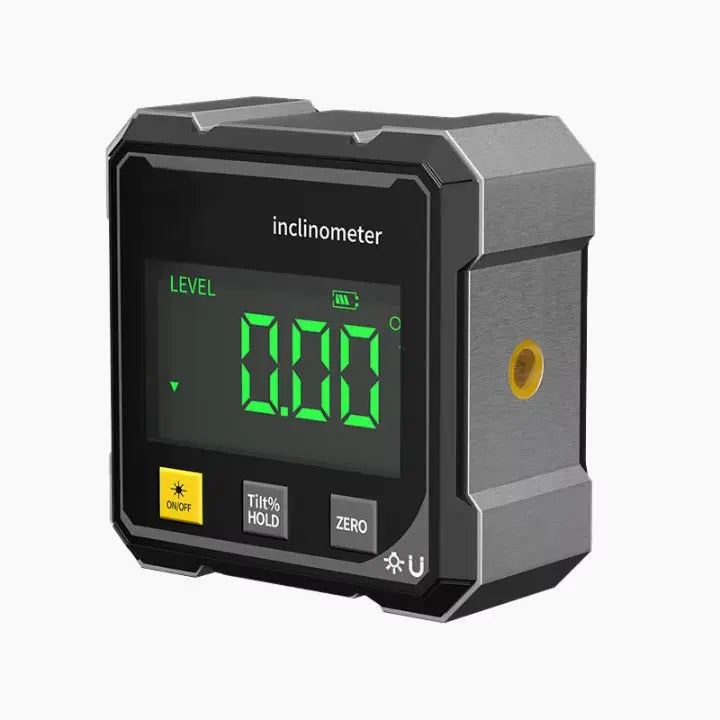 Digital Angle Finder with Laser Level and Magnetic Base for Precise Alignment | Inclinometer Protractor Tool for Woodworking Carpentry | Thomler