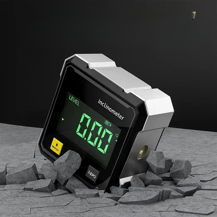 Laser Angle Finder with Magnetic Base ±0.2° Precision Digital Level Gauge Inclinometer Bevel Tool for Carpentry Metalwork Renovations | Thomler