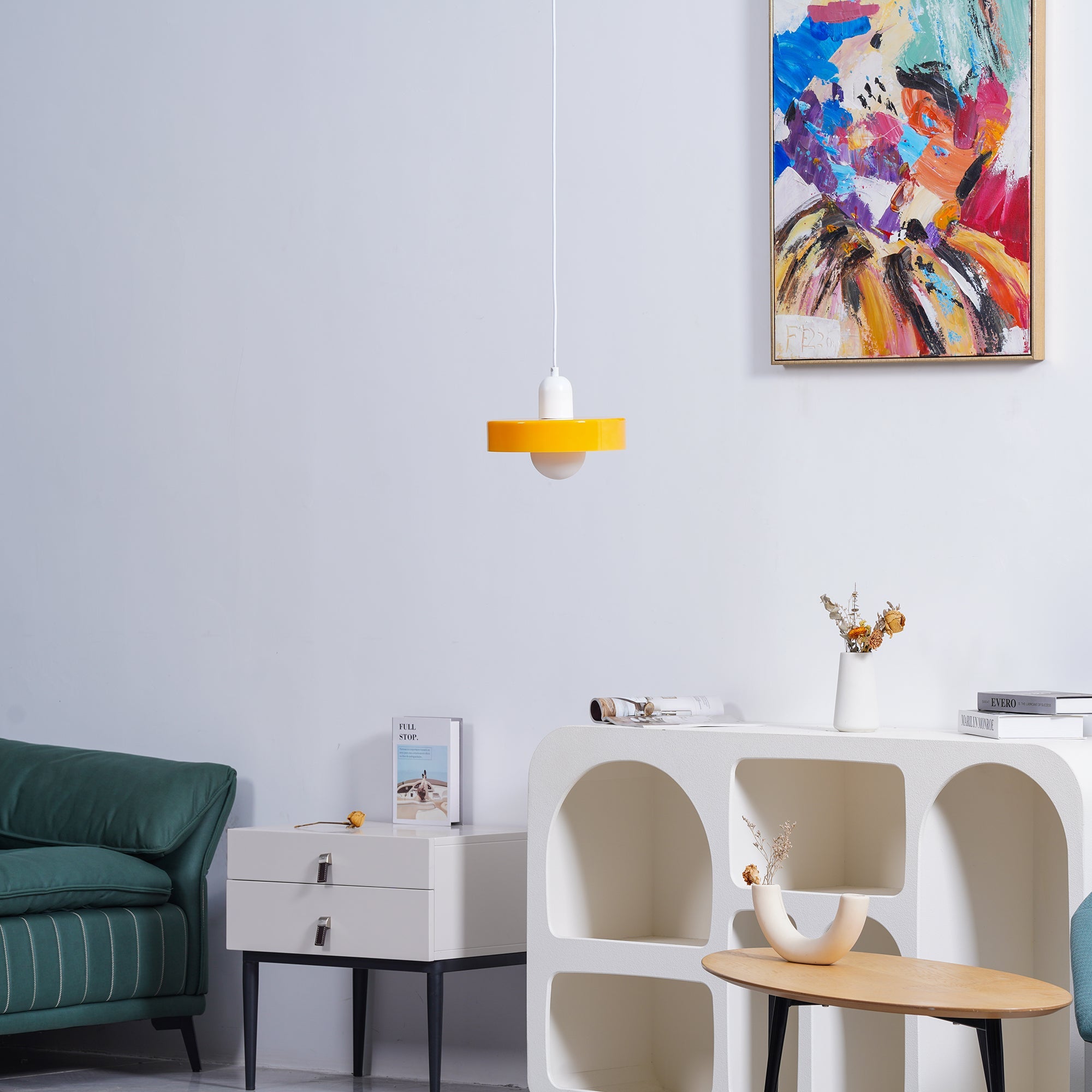 Ceiling Light Glass 9.8 in Ambient Indoor LED Dining Room Living Room Fixture | Thomler