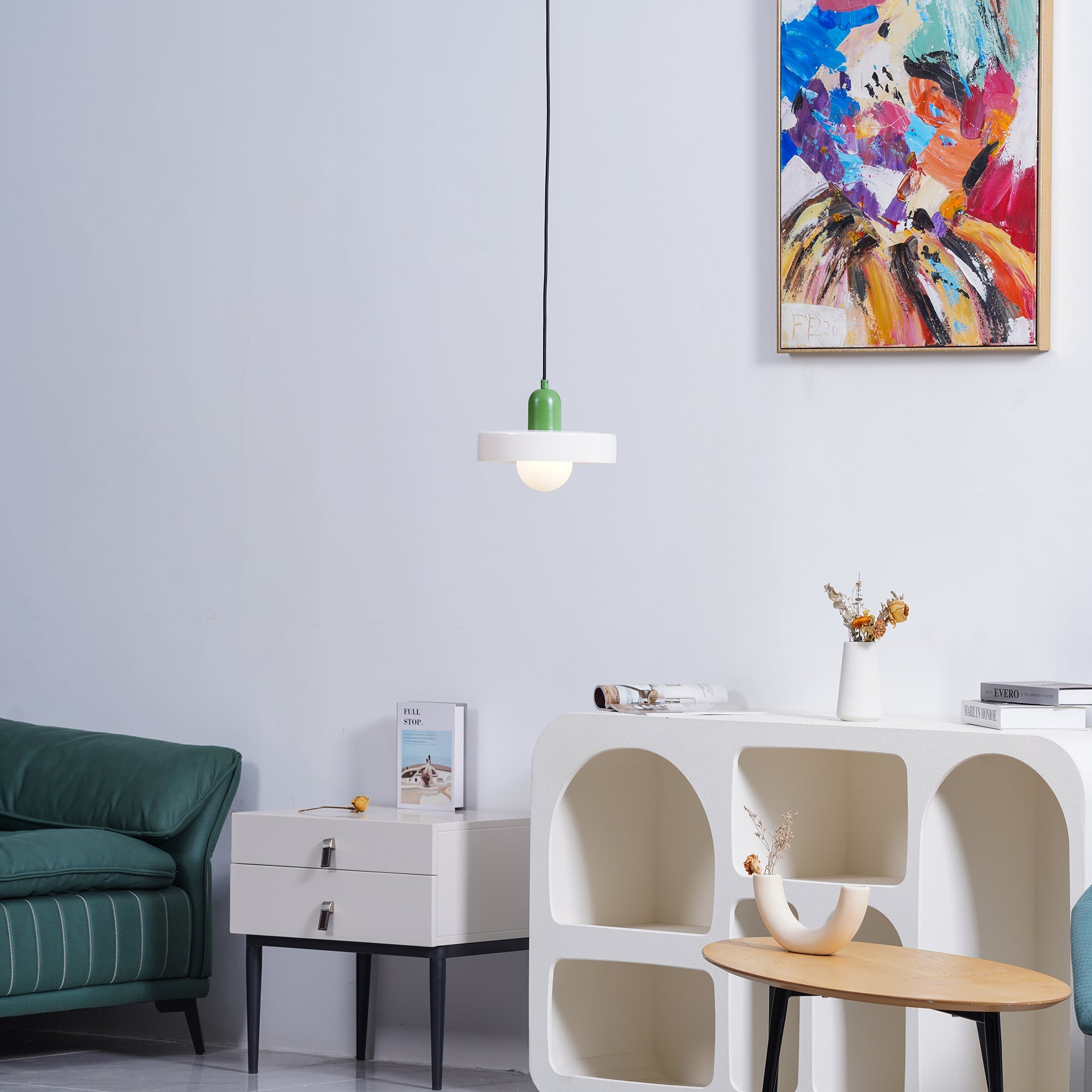 Ceiling Light Glass 9.8 in Ambient Indoor LED Dining Room Living Room Fixture | Thomler