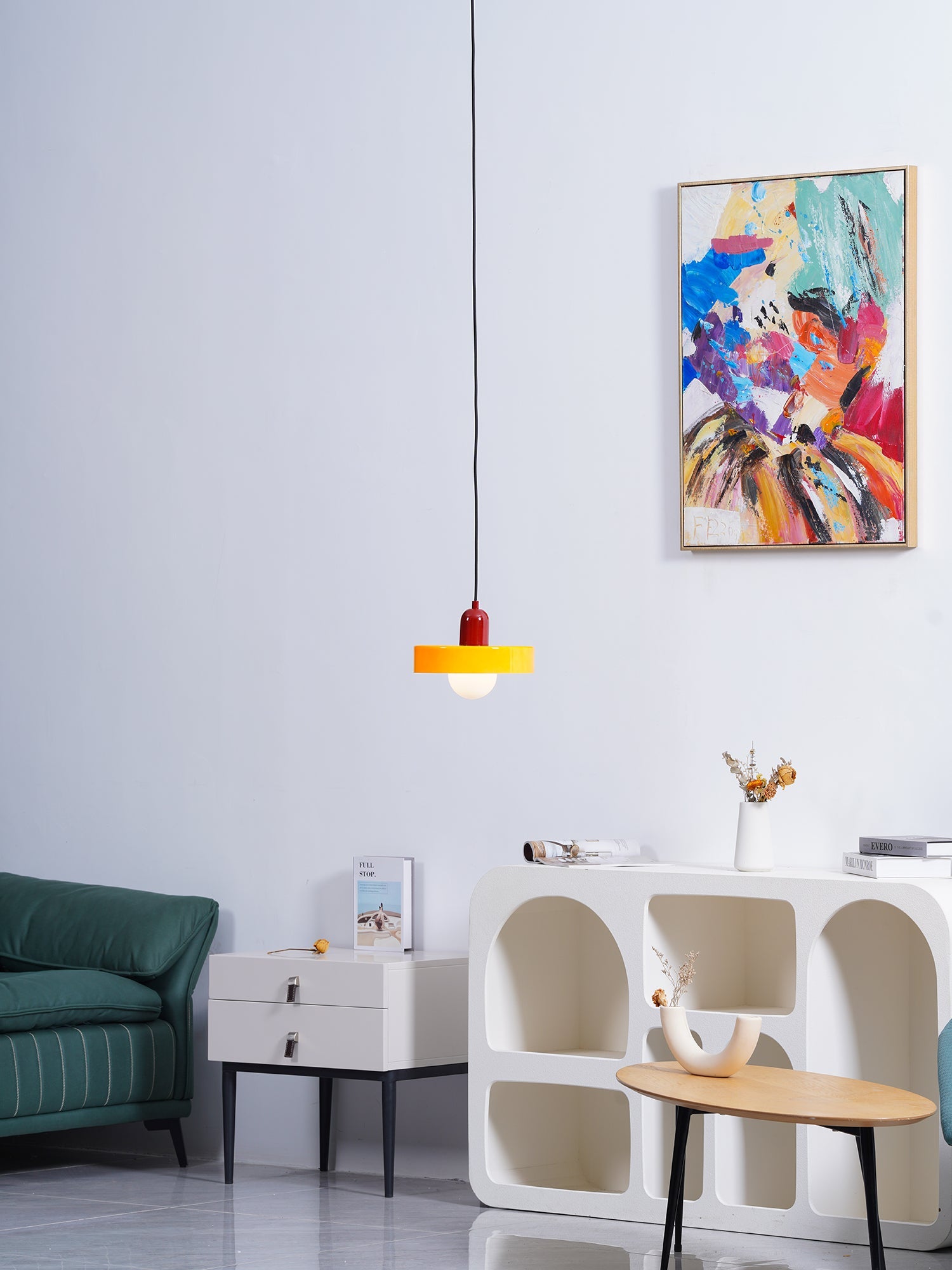 Ceiling Light Glass 9.8 in Ambient Indoor LED Dining Room Living Room Fixture | Thomler