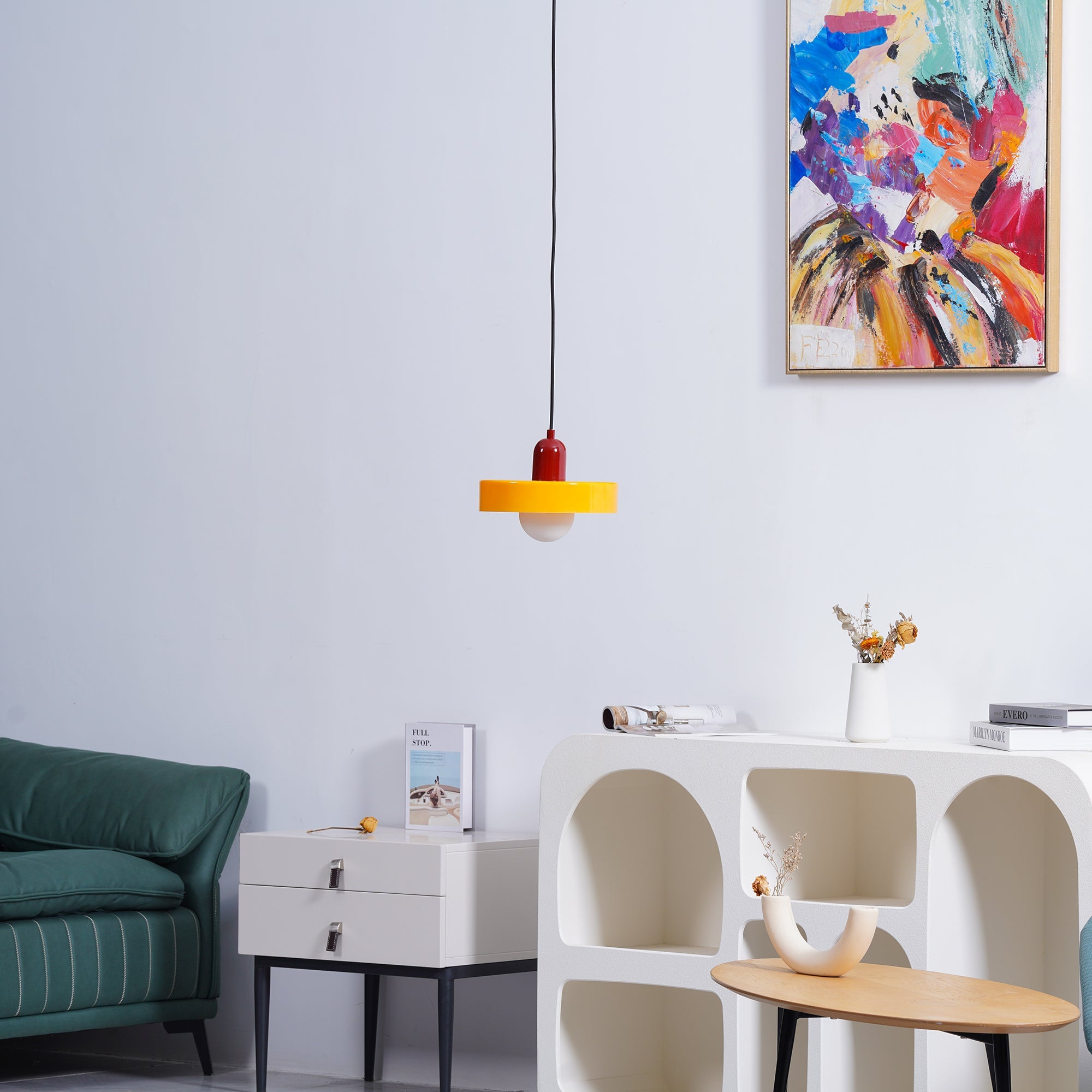Ceiling Light Glass 9.8 in Ambient Indoor LED Dining Room Living Room Fixture | Thomler