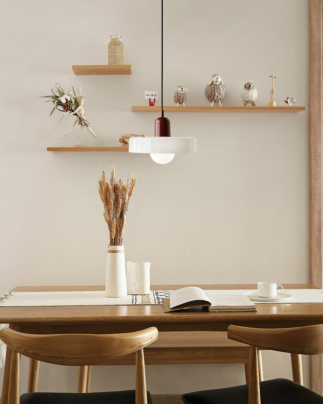 Ceiling Light Glass 9.8 in Ambient Indoor LED Dining Room Living Room Fixture | Thomler