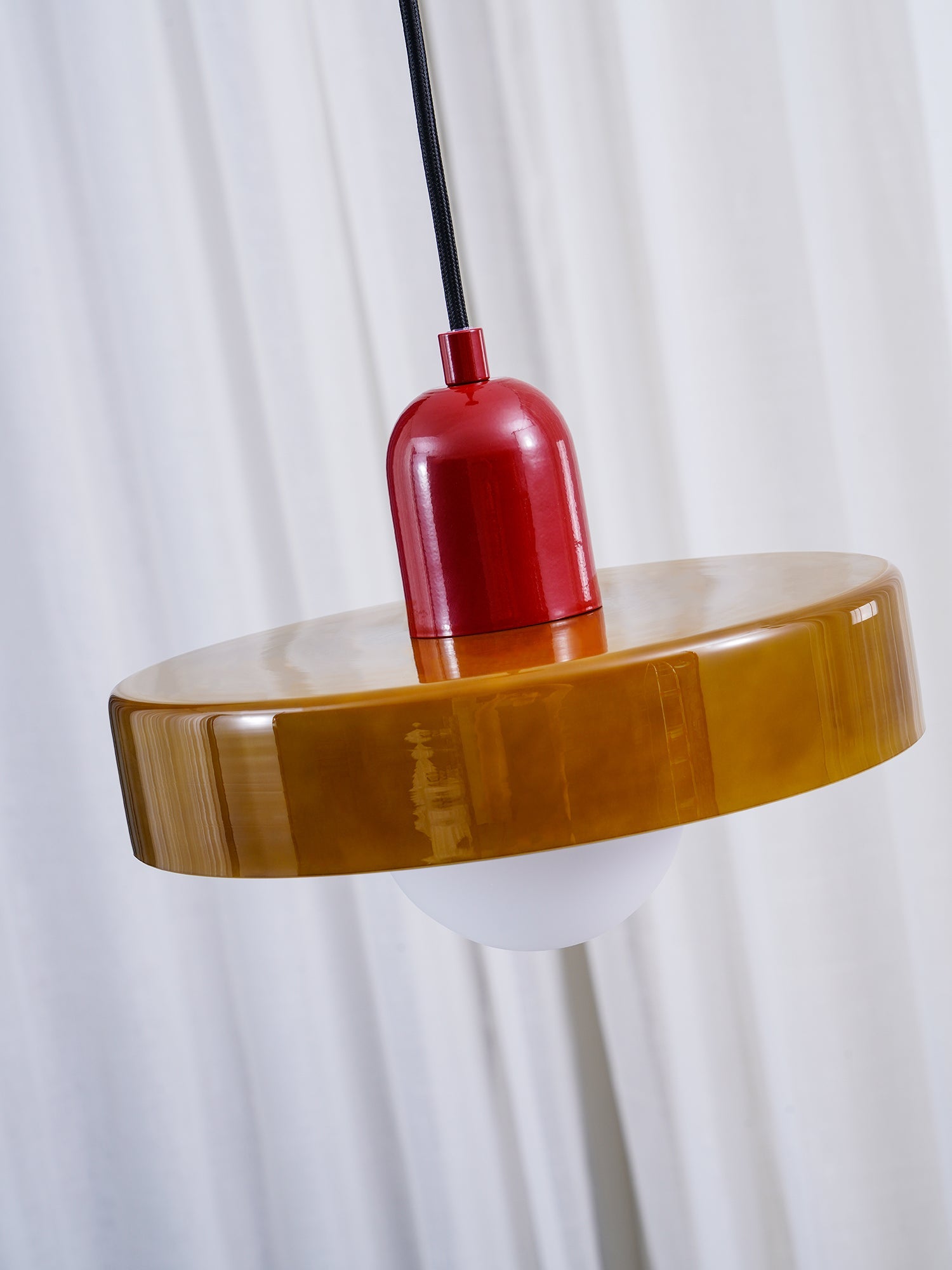 Ceiling Light Glass 9.8 in Ambient Indoor LED Dining Room Living Room Fixture | Thomler