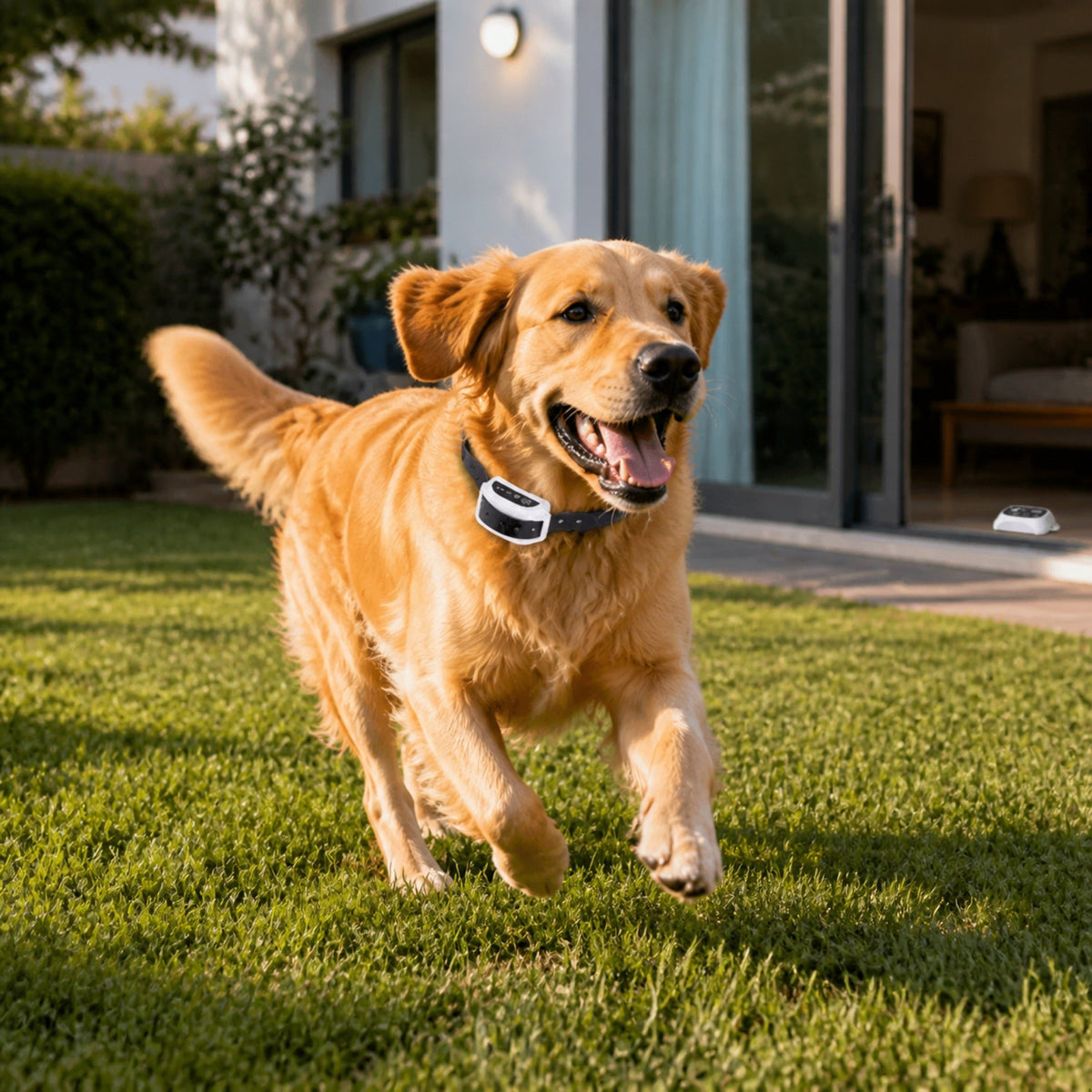 Rechargeable Circular Dog Containment System with Adjustable Radio Boundary, Waterproof Collar Receiver & Progressive Alert for Yard | Thomler