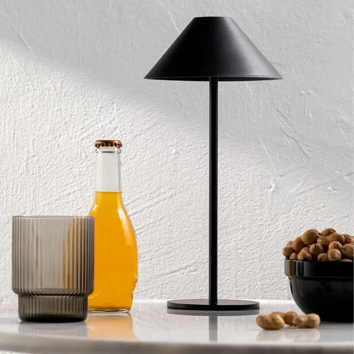 Portable Rechargeable LED Accent Lamp with Touch Dimmer for Home Patio Bedroom Living Room Desk Nightstand Battery-Operated Cordless | Thomler